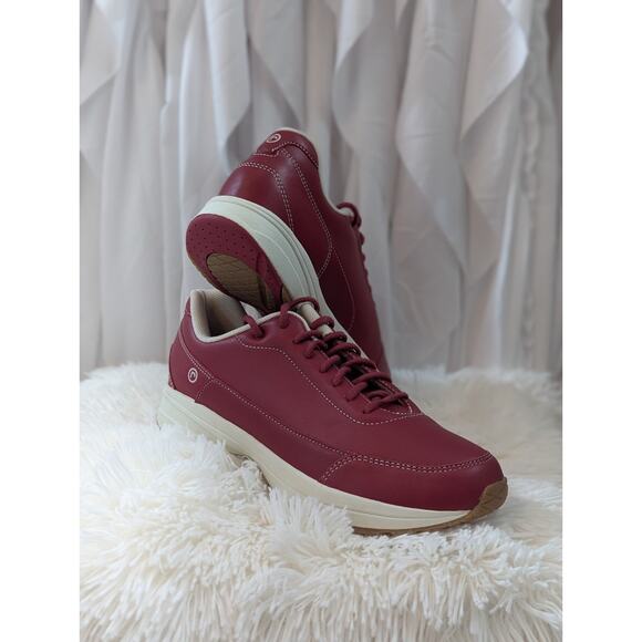 NWOB Rockport DMX Women's 7US/EUR37.5/UK5.5 Rare Red Leather Upper Shoes - Picture 1 of 13